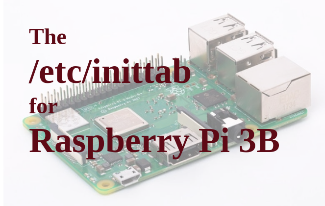 System configuration and init script for Raspberry Pi 3B